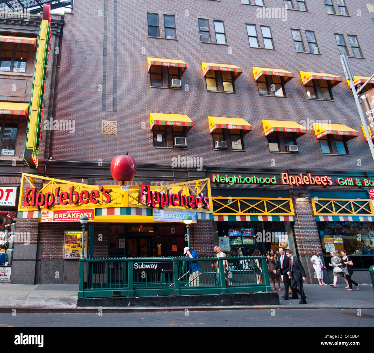 A branch of the Applebees restaurant chain in New York on Wednesday