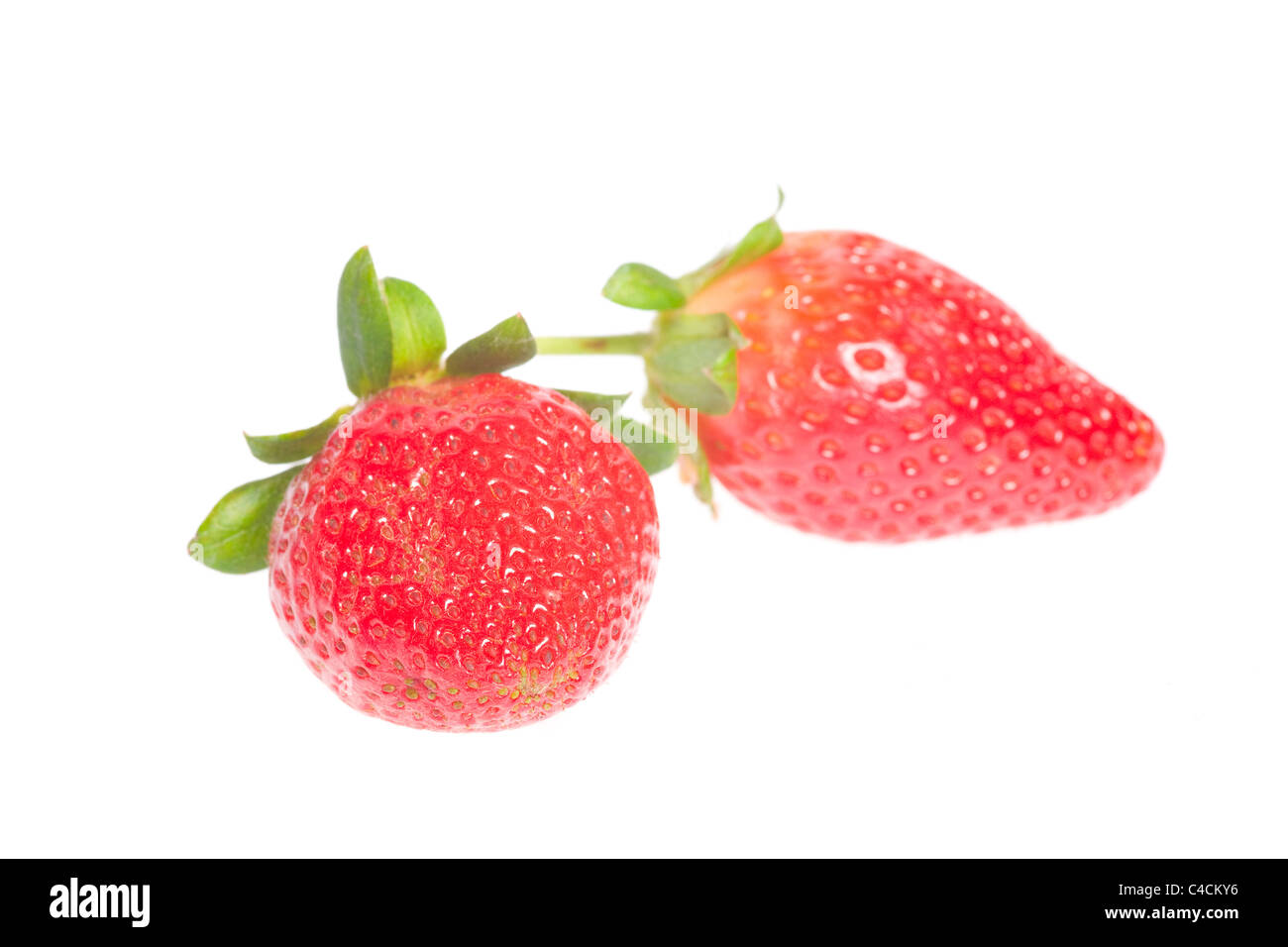 strawberry isolated on white background Stock Photo - Alamy