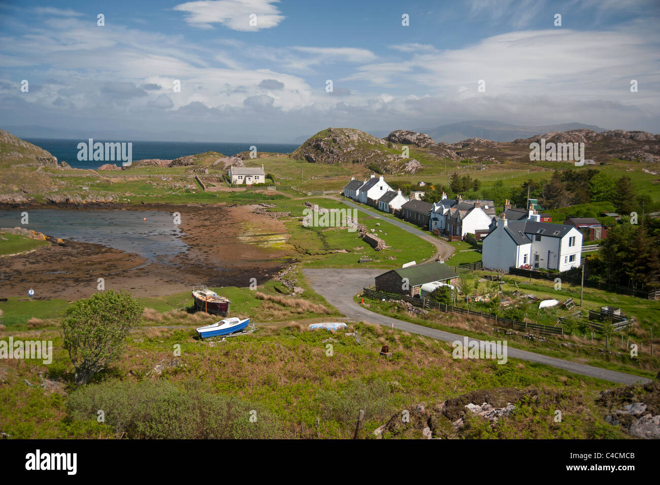 The quiet coastal hamlet of Kintra, Isle of Mull, Argyll, Scotland. SCO