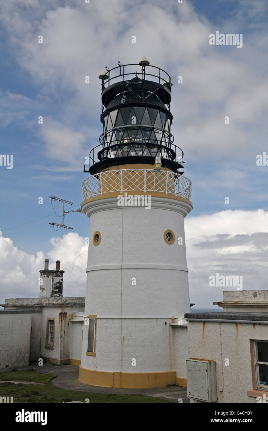 Sumburgh lighthouse, Sumburgh Head, Shetland, Scotland, UK Stock Photo