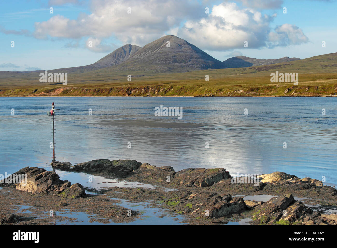 The Paps of Jura viewed from Port Askaig Stock Photo