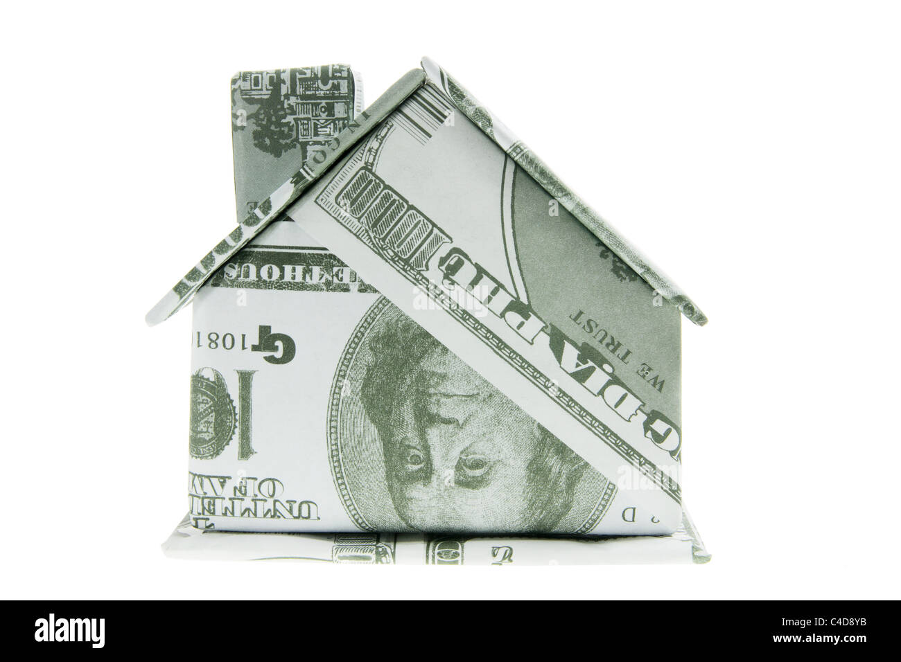Miniature Banknote House Stock Photo - Alamy