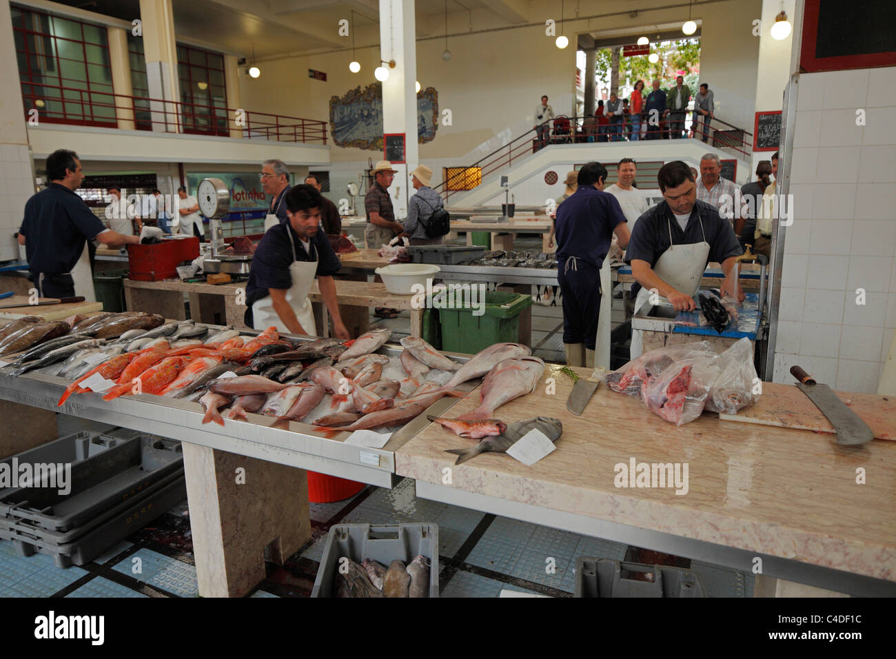 The fish market, Funchal, Madeira. Stock Photo