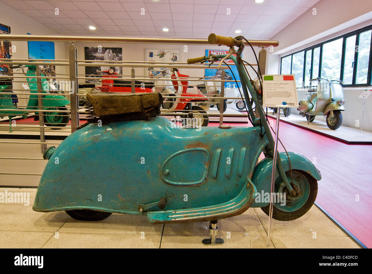 Scooter & Lambretta museum, Rodano, Milan provice, Italy Stock Photo - Alamy