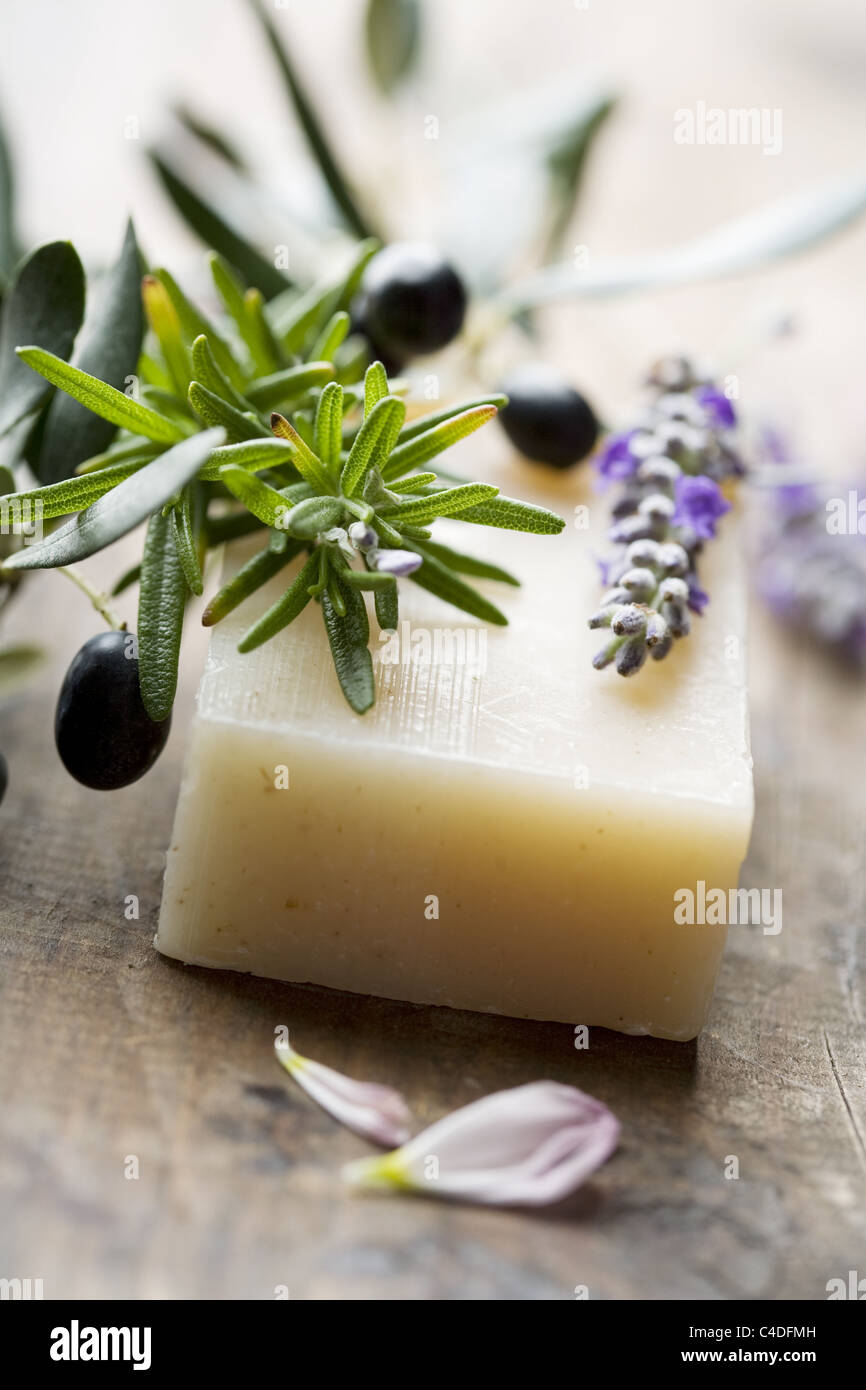 natural soap Stock Photo