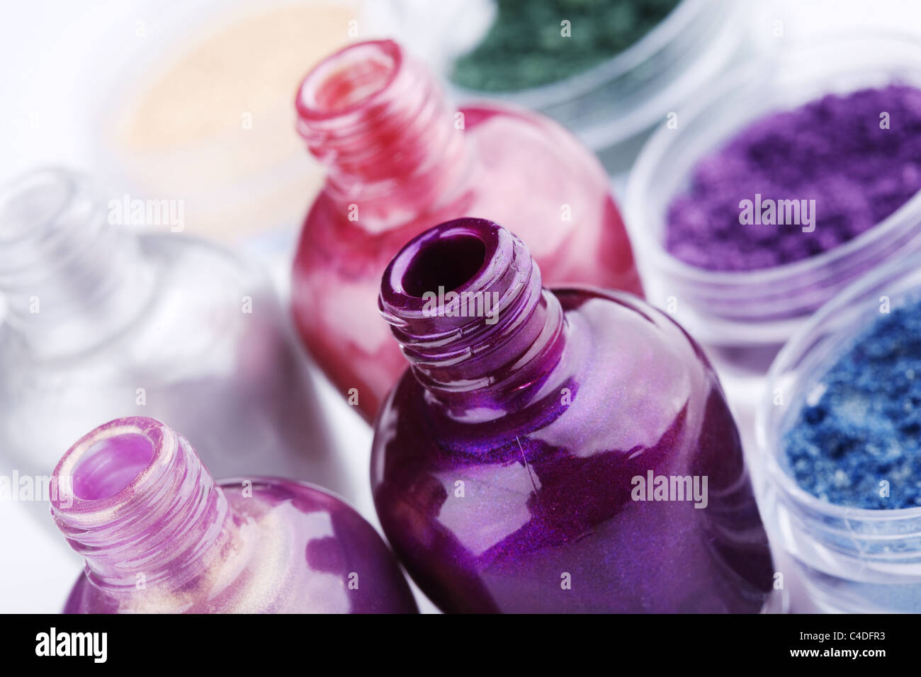 makeup selection Stock Photo