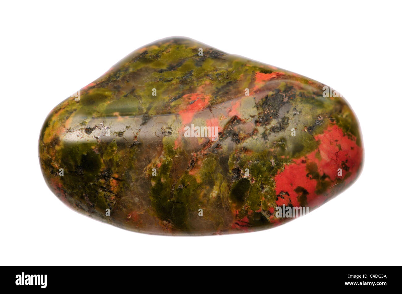 polished unakite