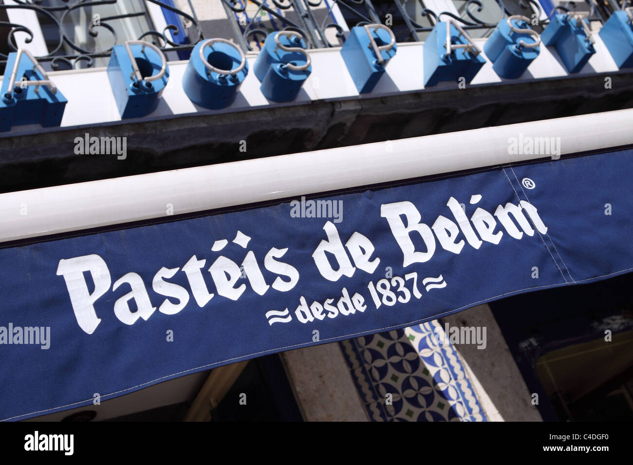 Belem Lisbon Pasteis de Belem famous cake and pastry cafe shop in Belem