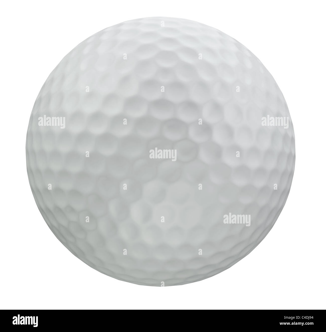 Golf Ball on white clipping patch included Stock Photo Alamy