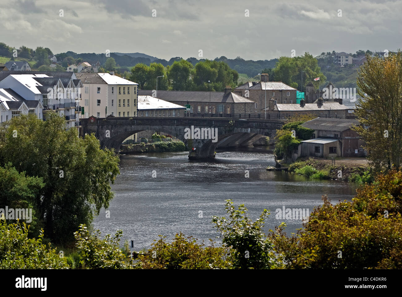 Enniskillen, River Erne, Lough Erne, County Fermanagh, Northern Ireland Stock Photo