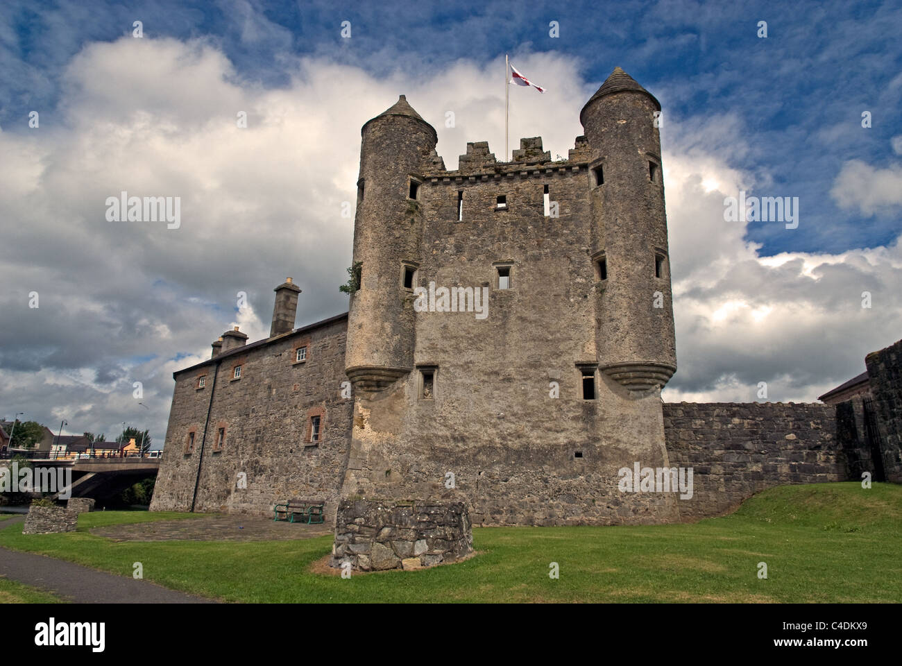 Enniskillen Castle, Water Gate, Enniskillen, River Erne, Lough Erne, County Fermanagh, Northern Ireland Stock Photo