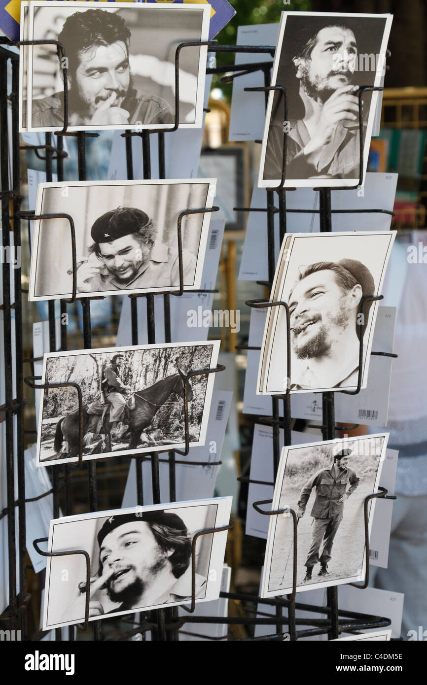 Picture cards of Ernesto Che Guevara,  Havana (Habana), Cuba Stock Photo