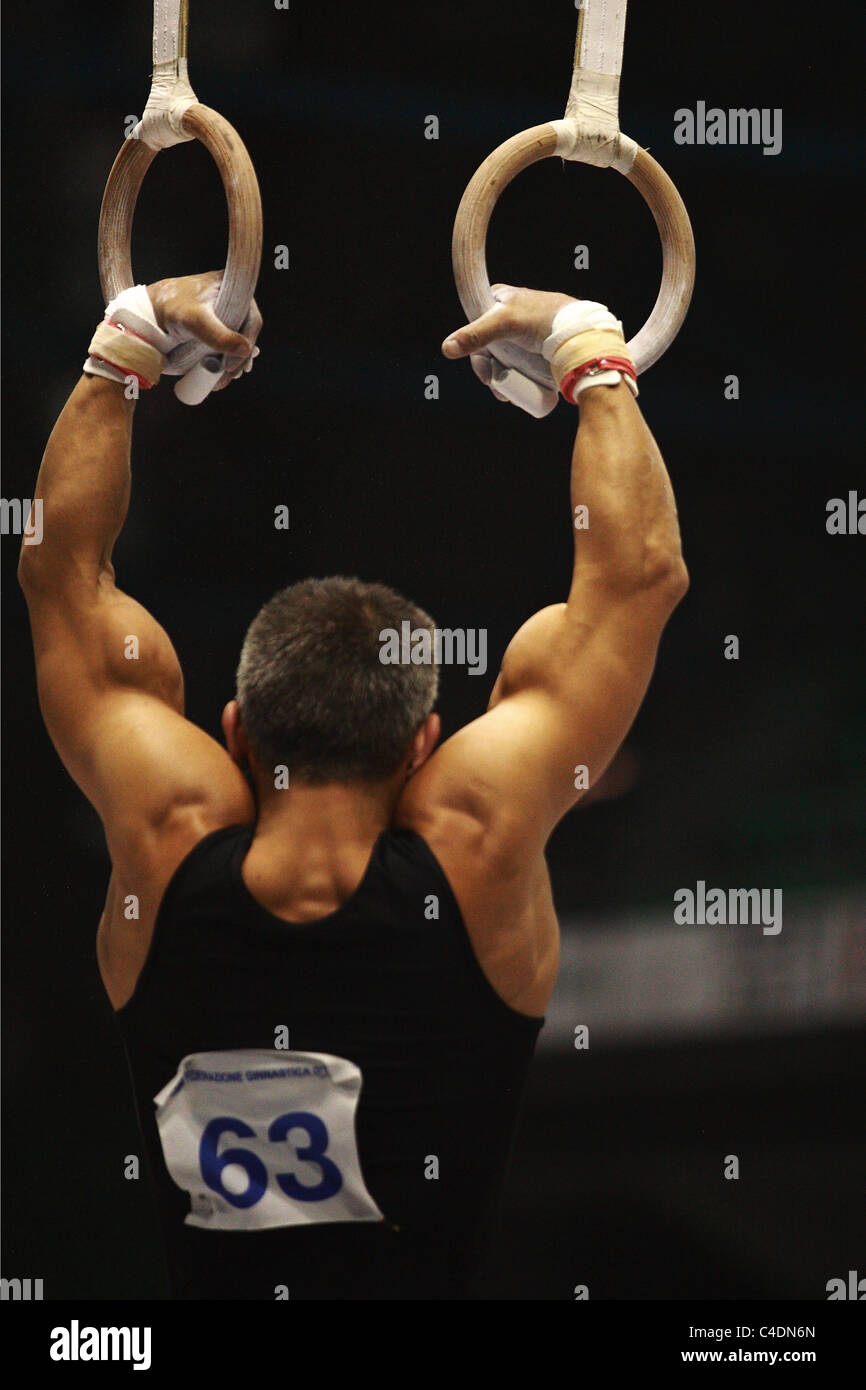 Ring Acrobatics Routine Rings Gymnastics Routine