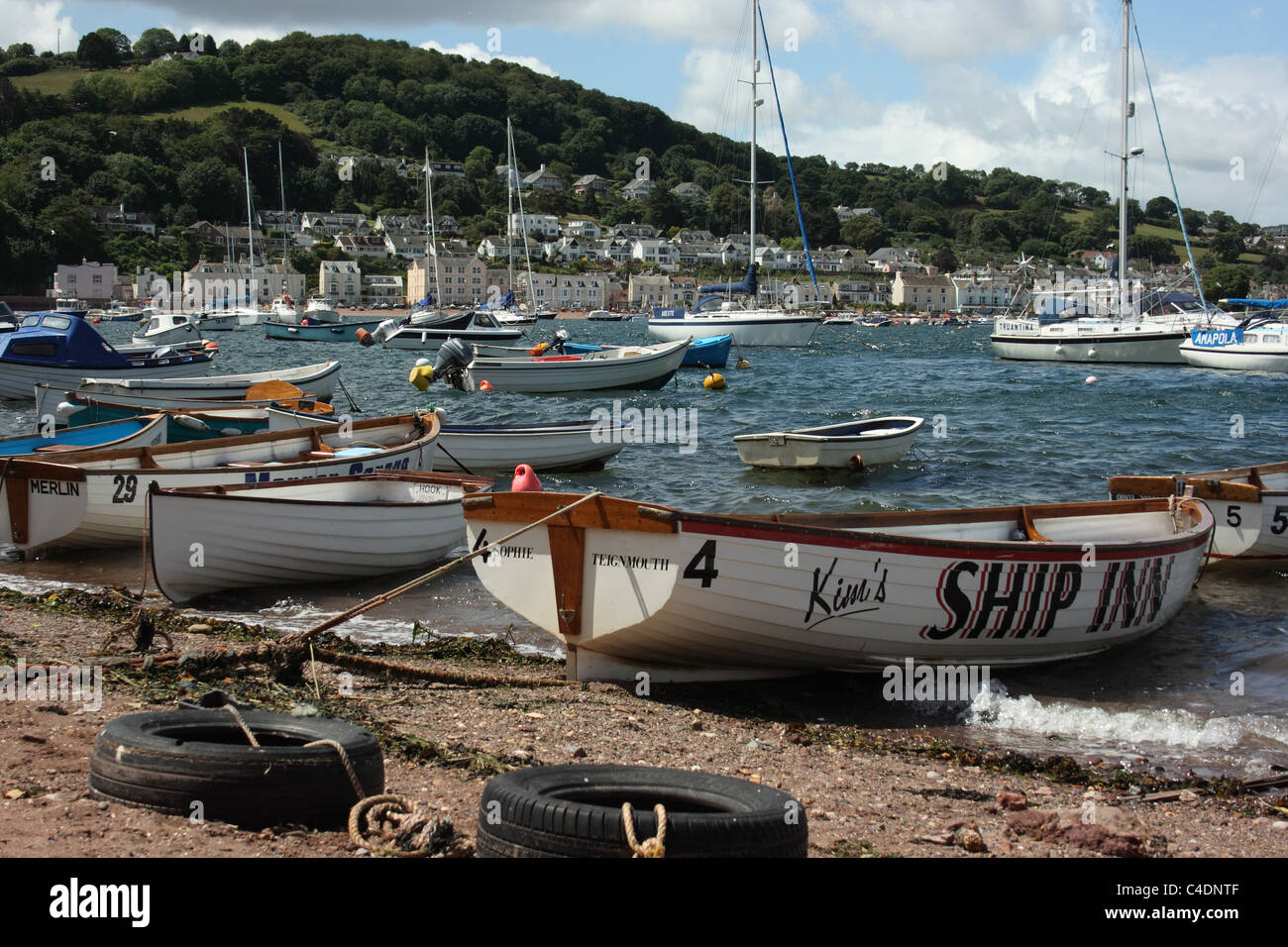 Looking across from Teignmouth to Shaldon Stock Photo Alamy