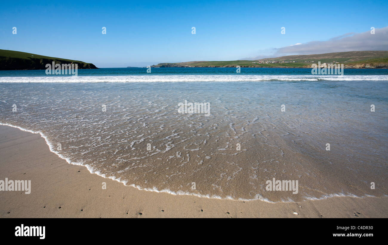Beach at St. Ninians Isle, Shetland Stock Photo