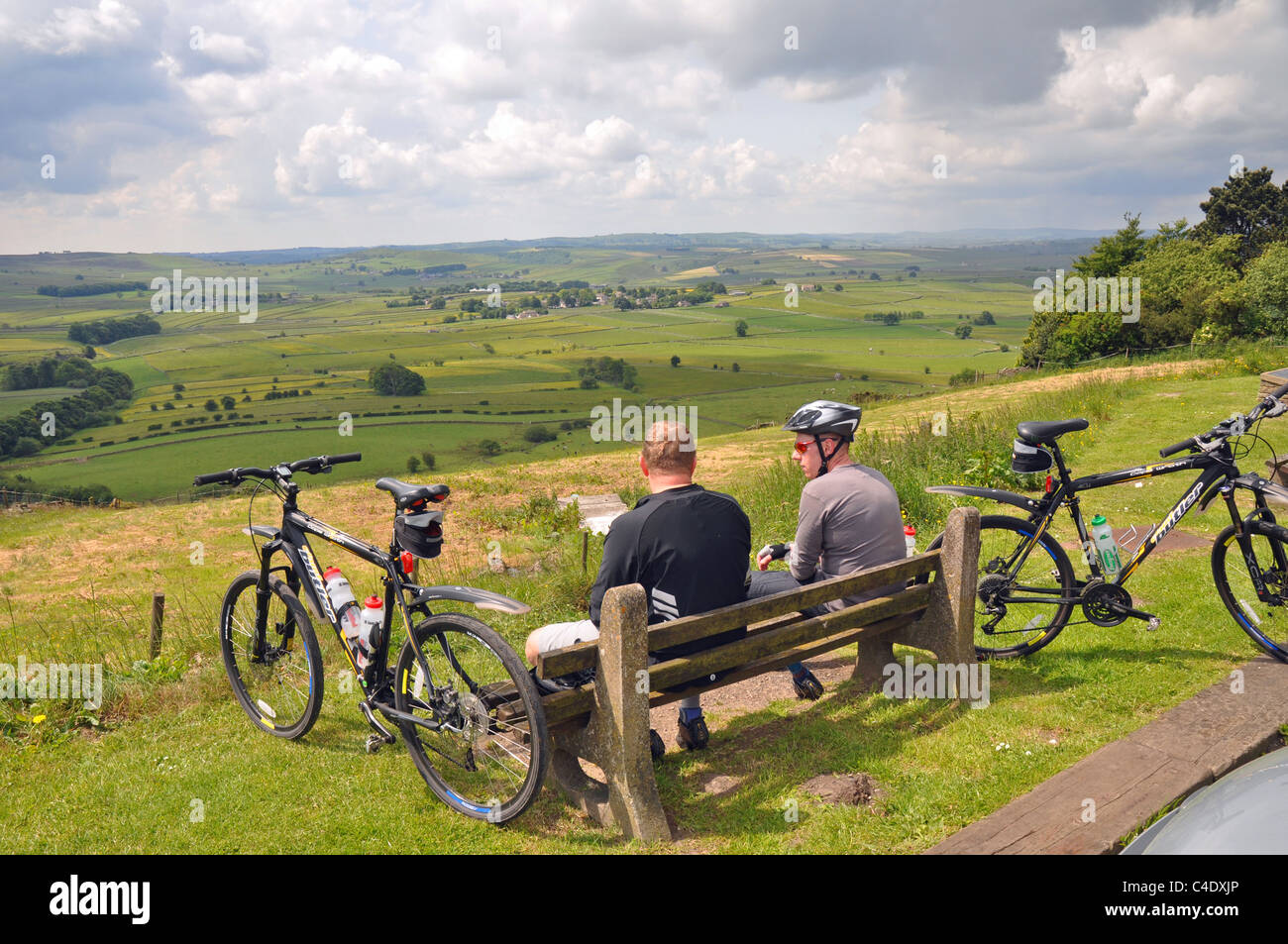 Derbyshire, England: the Dales near Tideswell Stock Photo