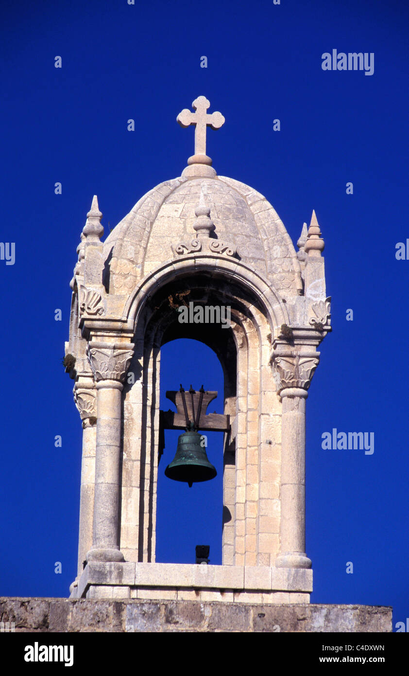 Bell Tower, Church of St John the Baptist, Byblos, Lebanon Stock Photo ...