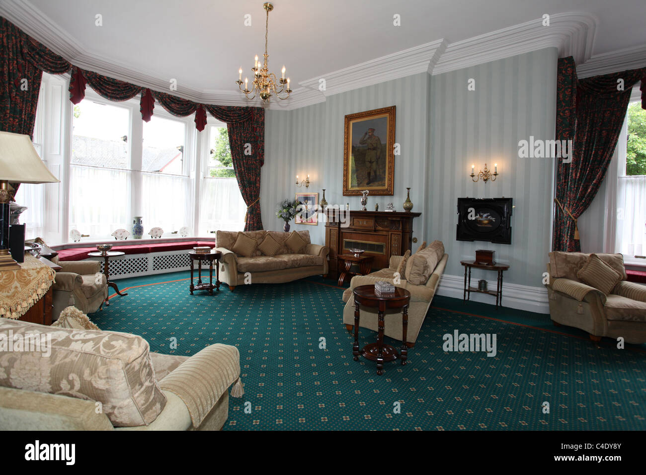 The Mansion House in Cardiff, South Wales. The official residence of