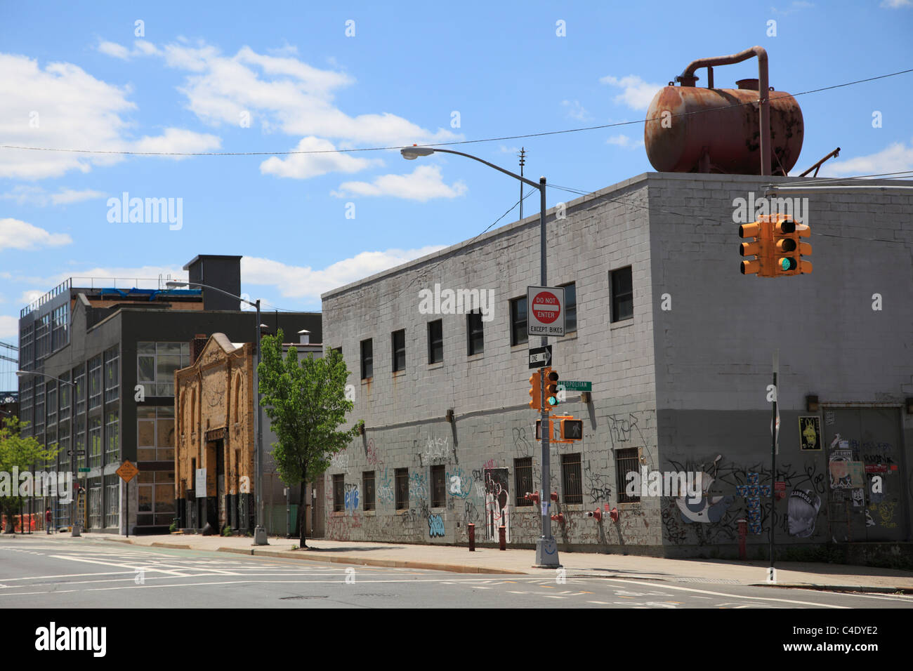 Kent Avenue, Williamsburg, Brooklyn, New York City, USA Stock Photo Alamy