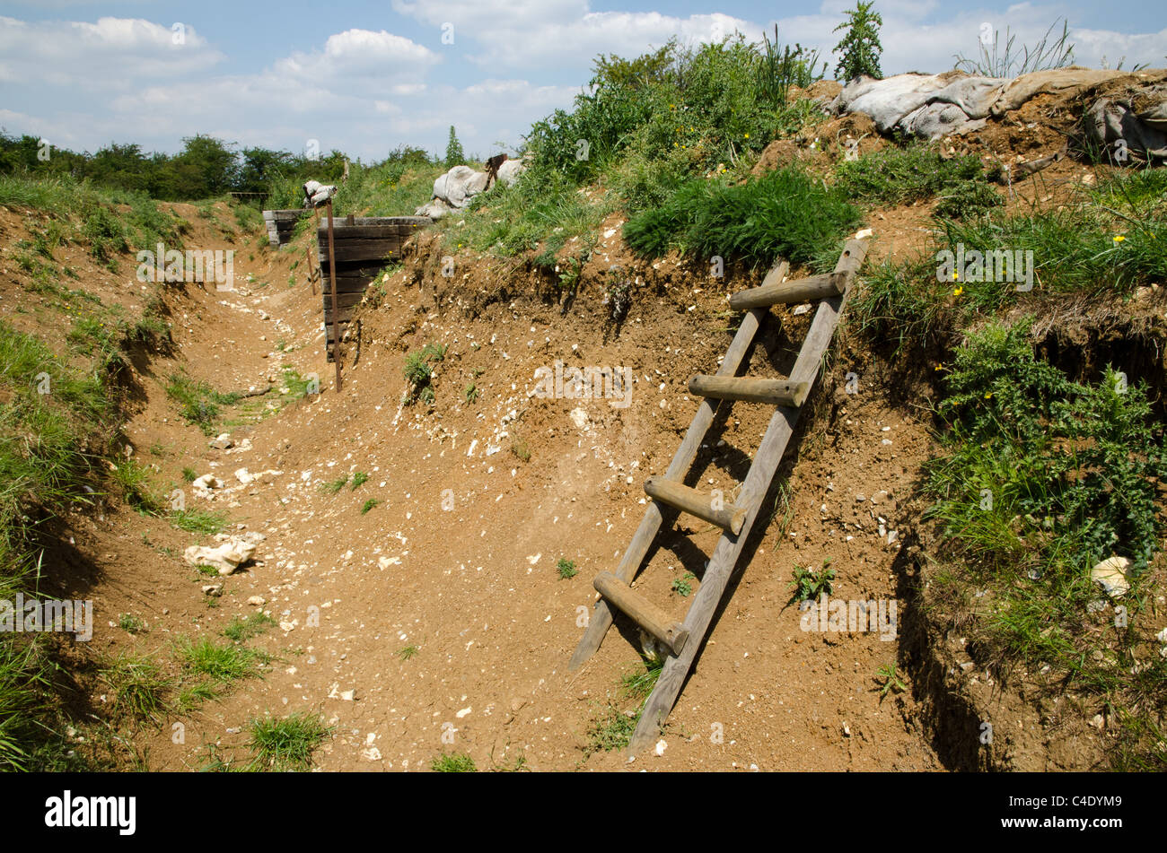 Trench battlefield artois france hi-res stock photography and images - Alamy
