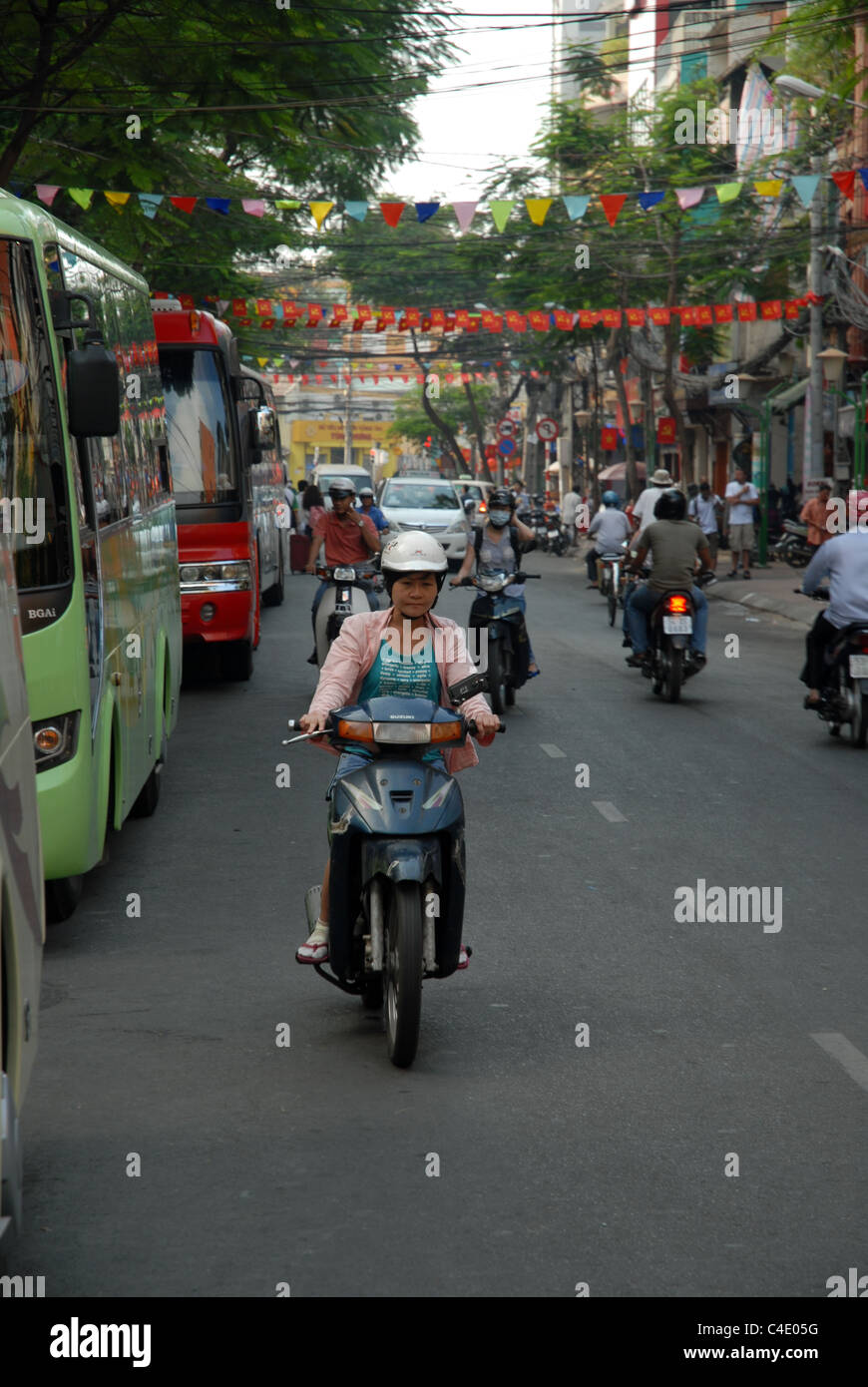 Motorbikes, Ho Chi Minh City, Vietnam Stock Photo Alamy