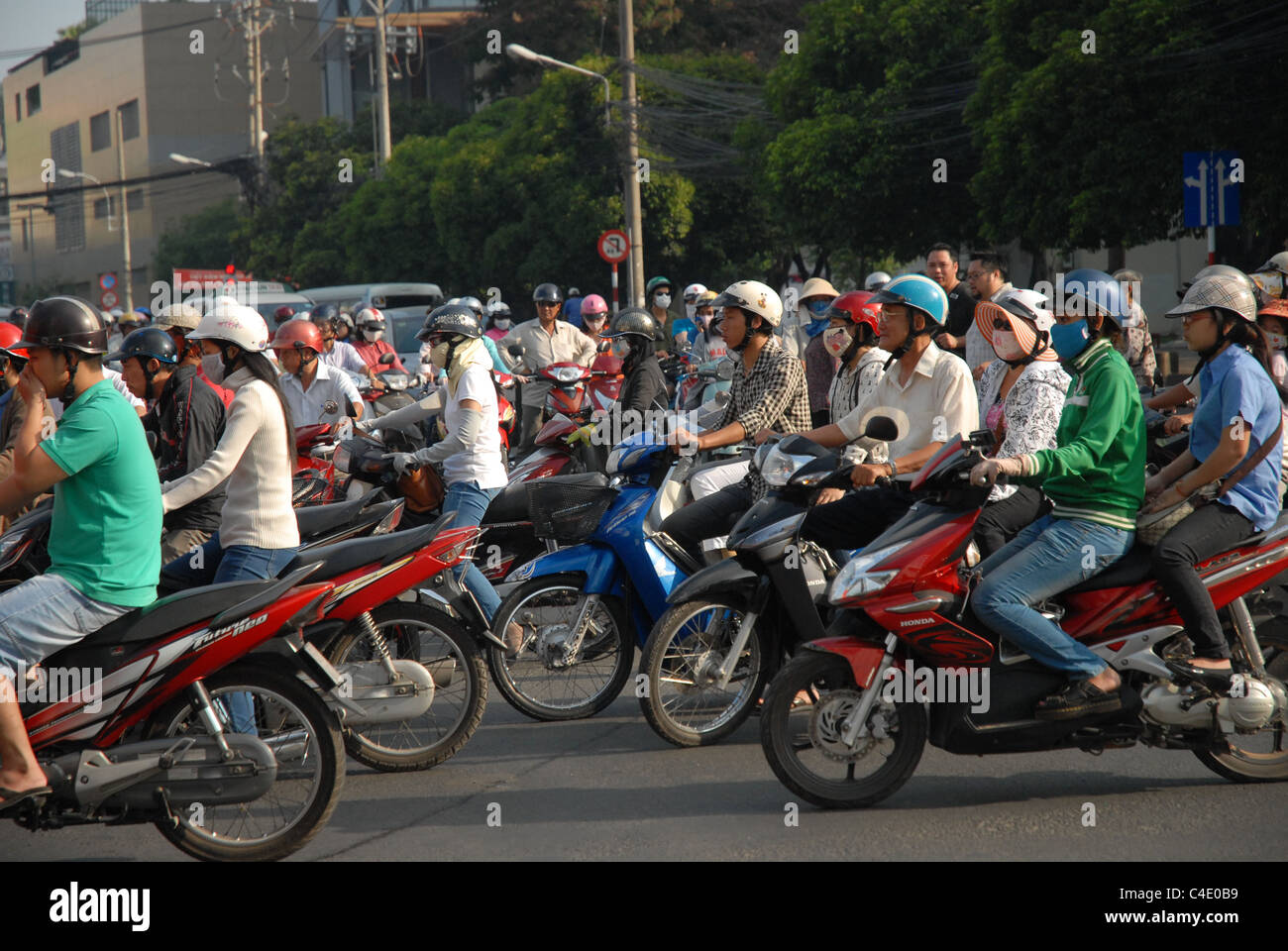 Motorbikes, Ho Chi Minh City, Vietnam Stock Photo Alamy