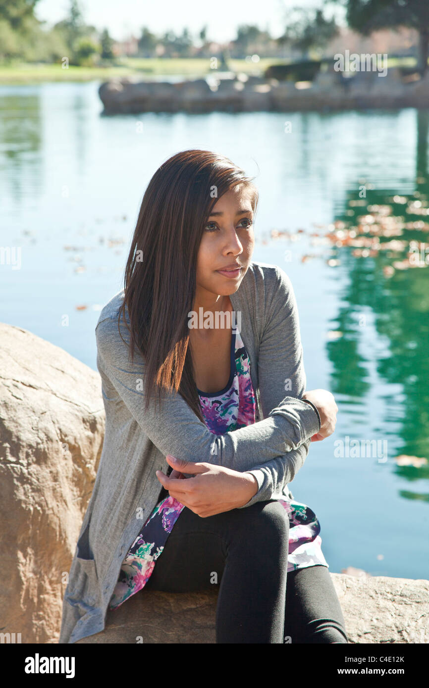 Wholesome looking teen girl hi-res stock photography and images - Alamy