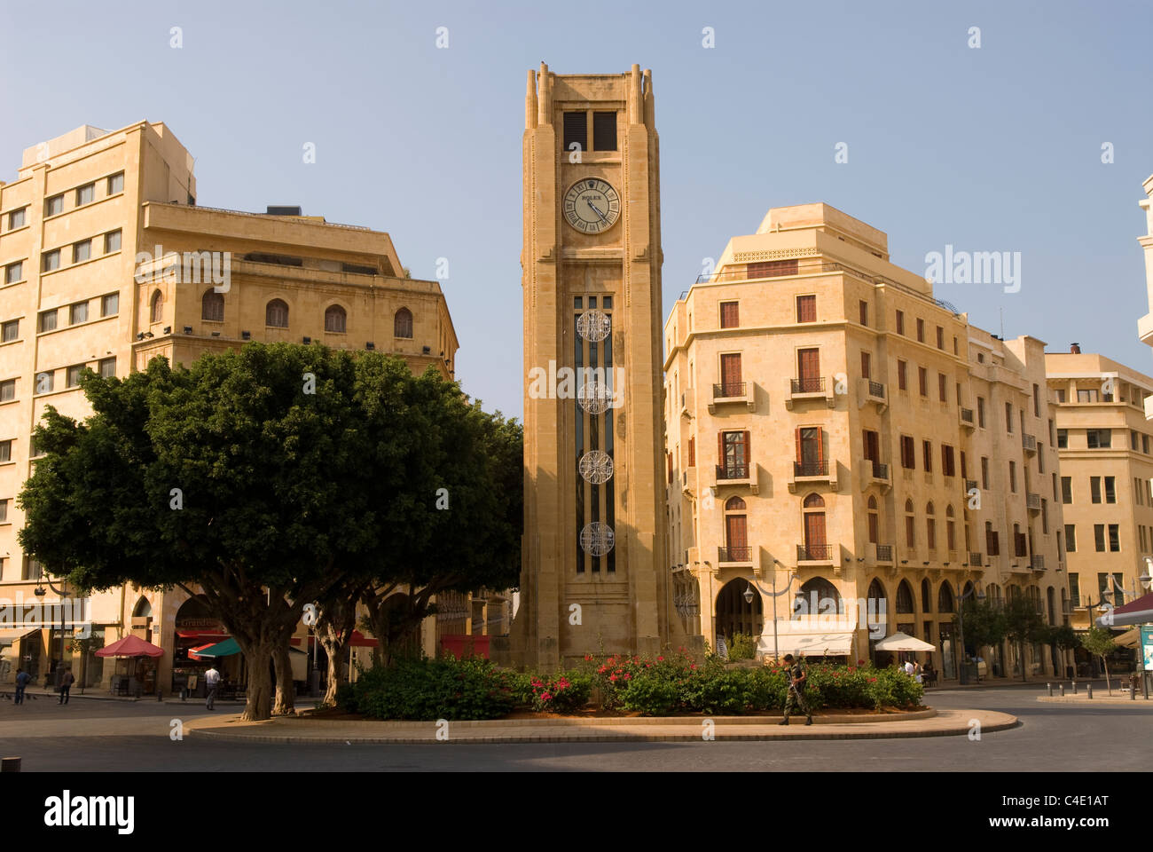 Nejmeh Square (aka Place d'Etoile) & Art Deco clock tower, Downtown