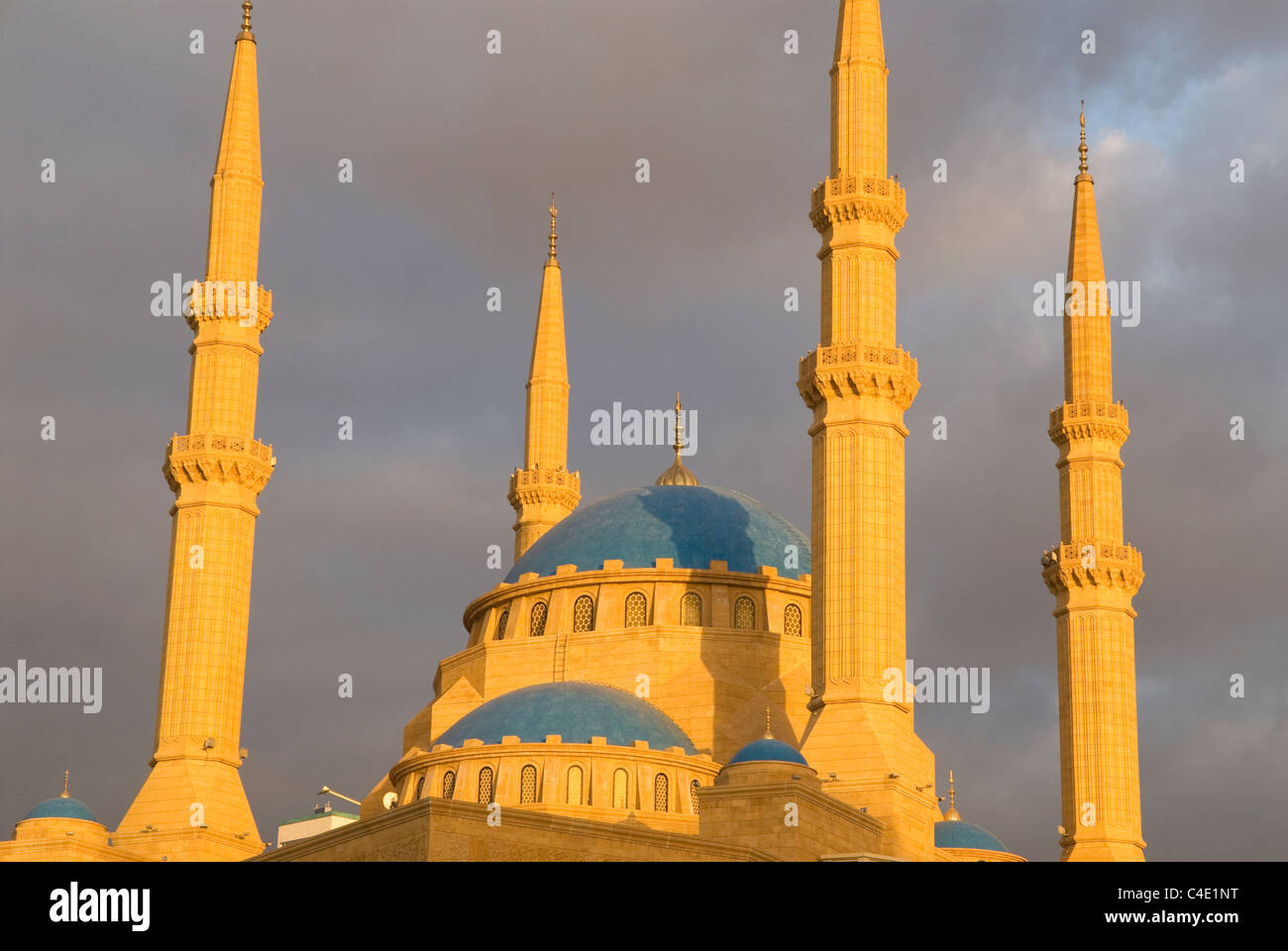 Muhammad Al-Amine mosque, Downtown, Beirut, Lebanon Stock Photo - Alamy