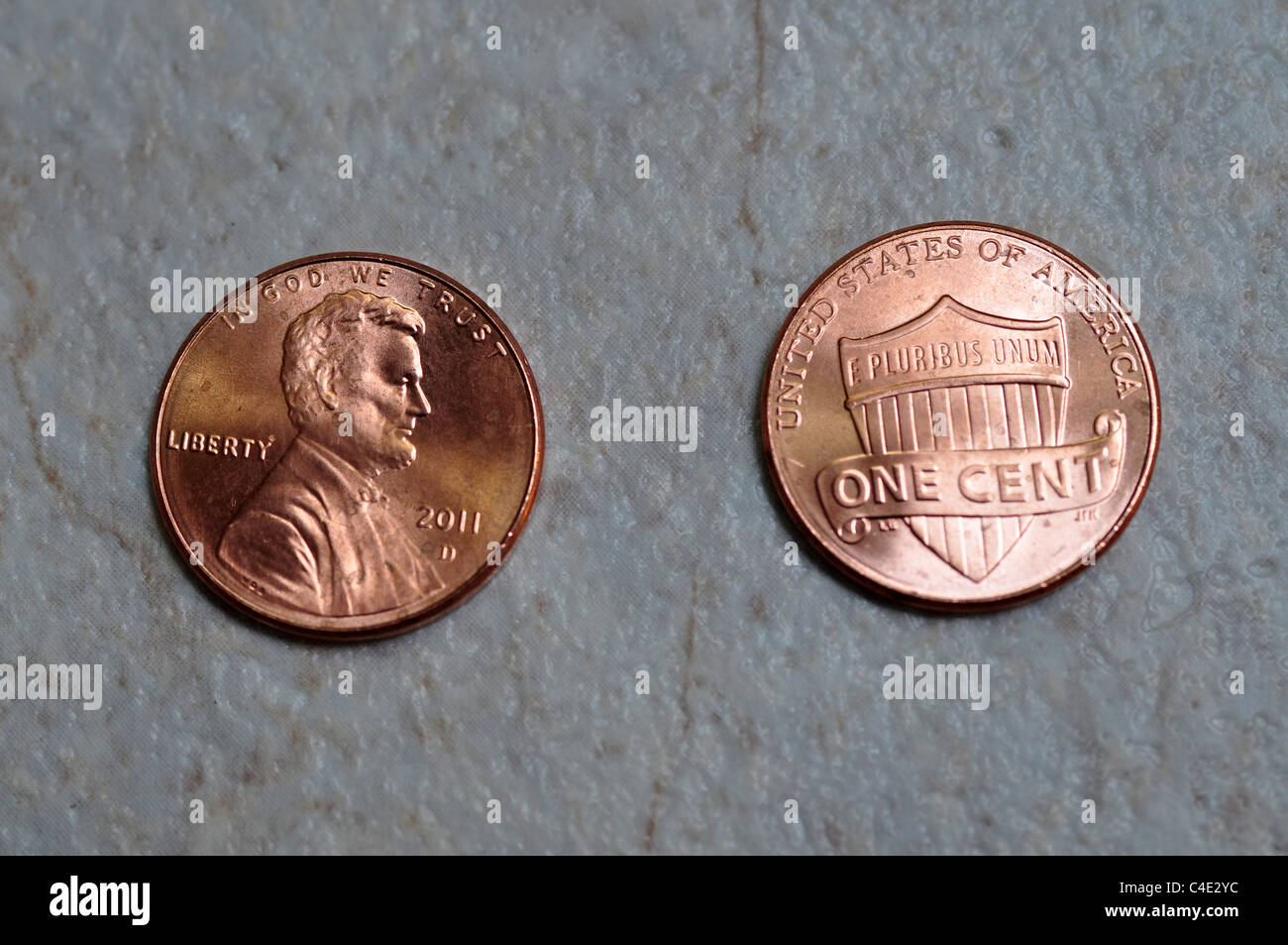 Penny front and back hi res stock photography and images Alamy