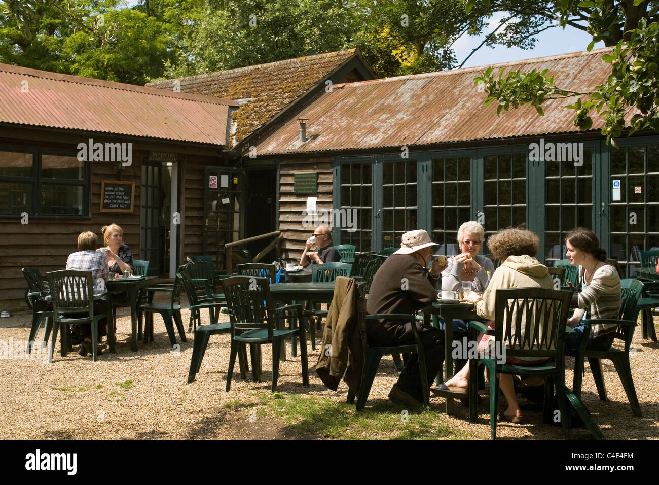 England Cambridgeshire Grantchester, The orchard Tea house Stock Photo