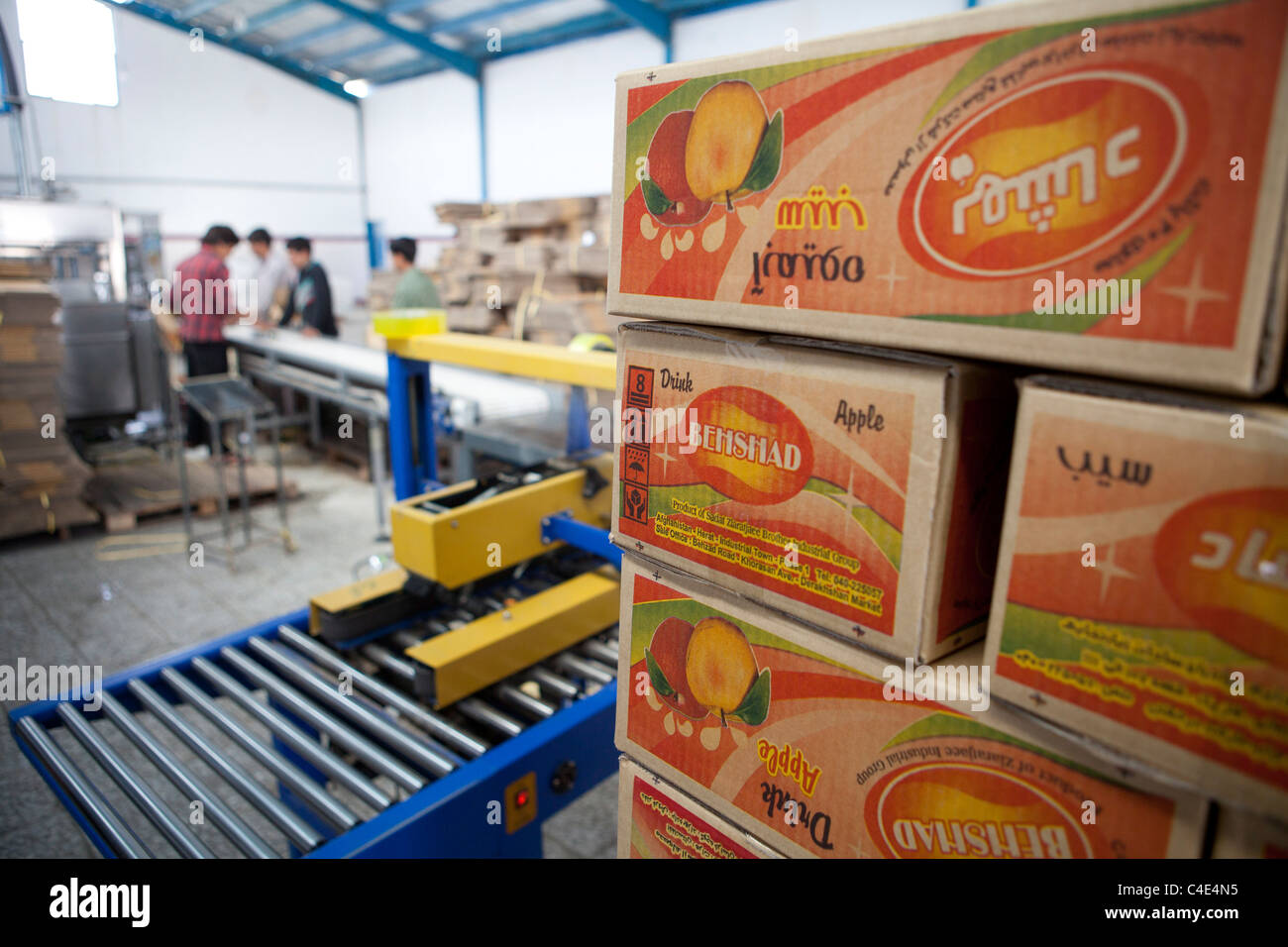 juice factory in herat, Afghanistan Stock Photo Alamy