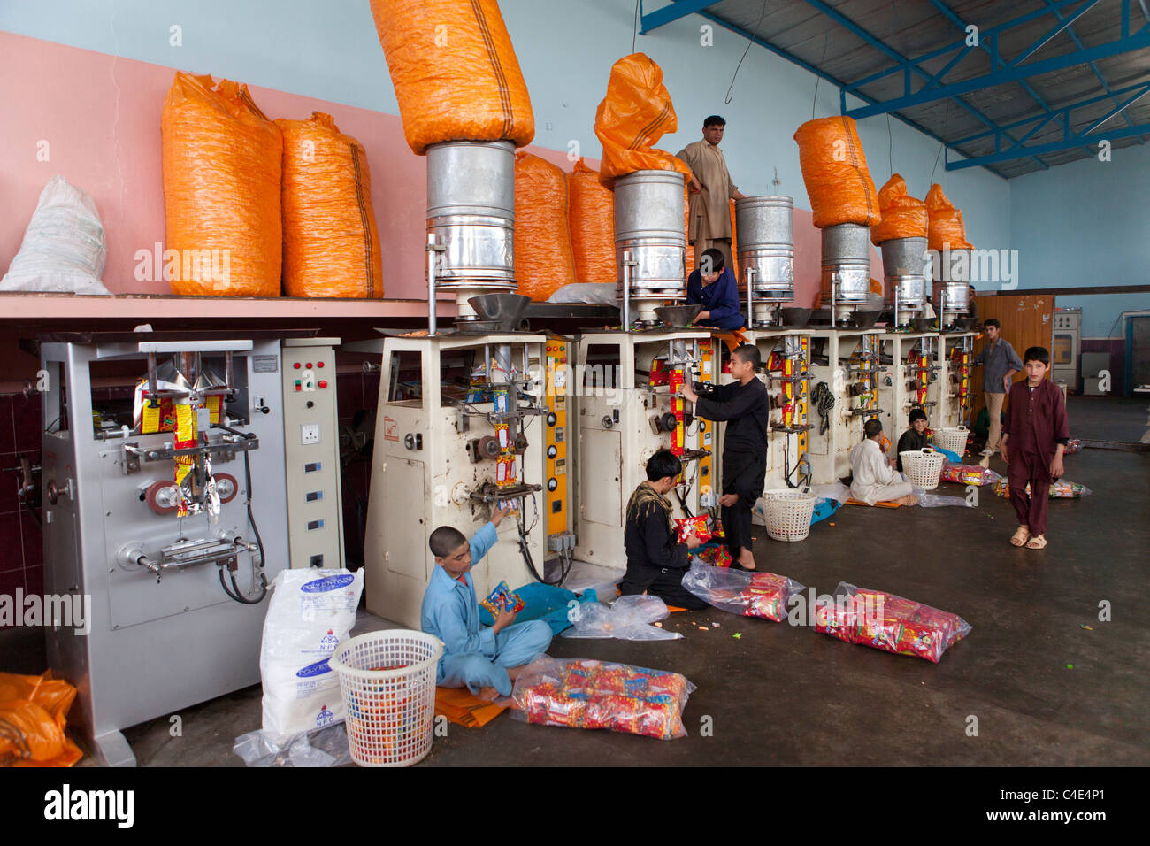 popcorn factory in herat, Afghanistan Stock Photo Alamy