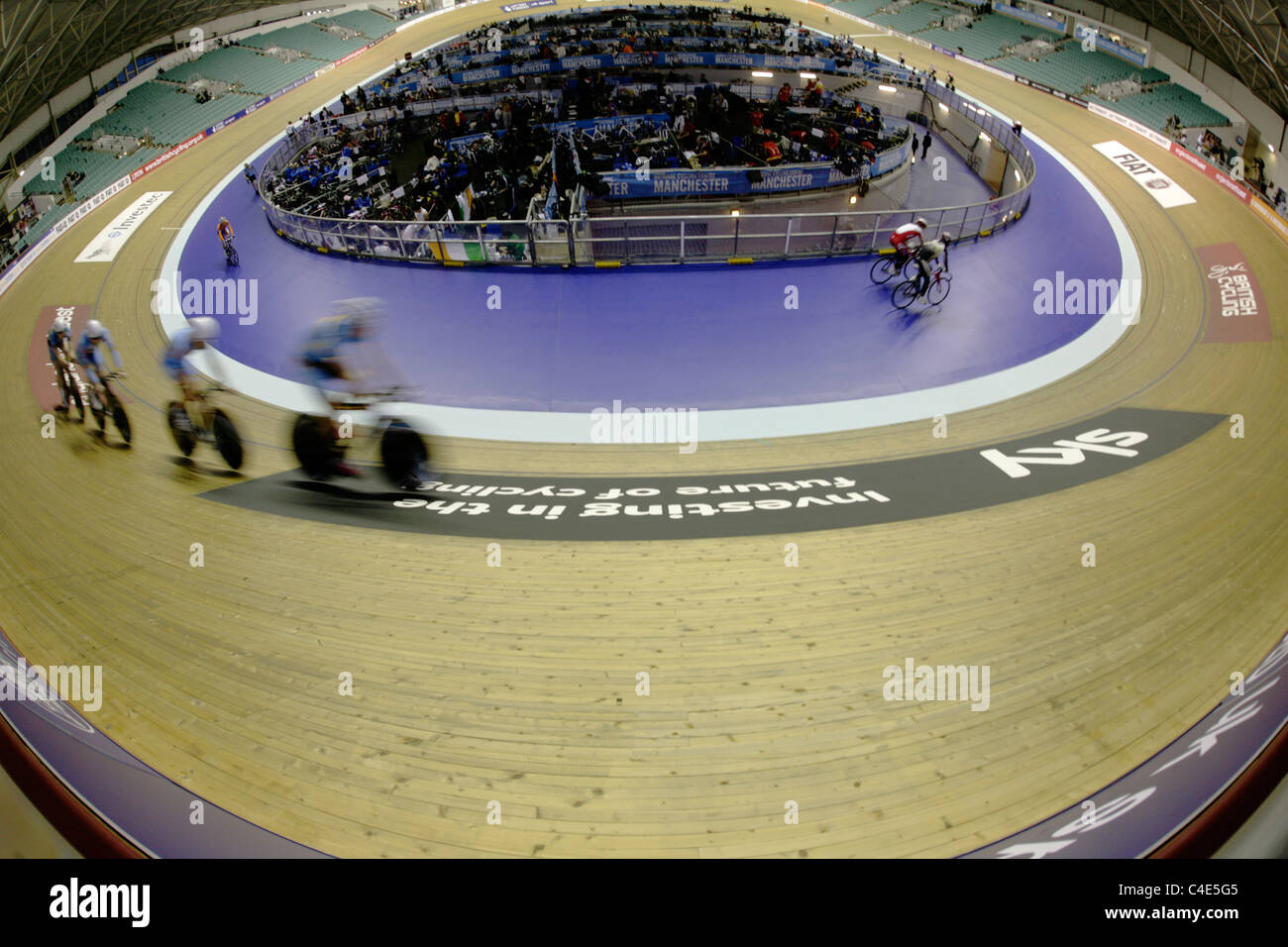 UCI Track Cycling World Cup Competition Manchester Velodrome Feb 2011