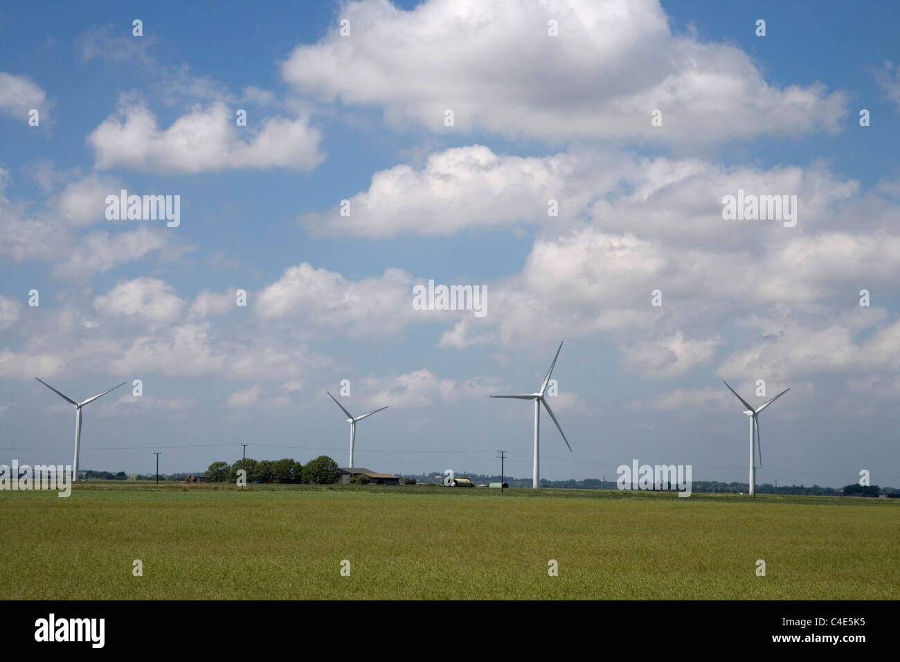 big skies and clouds over the fens in cambridgeshire Stock Photo - Alamy
