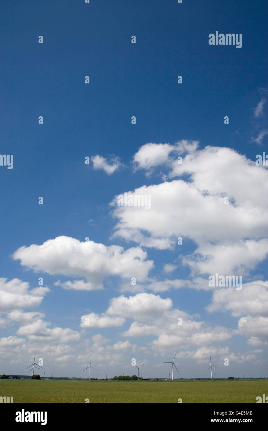 big skies and clouds over the fens in cambridgeshire Stock Photo - Alamy