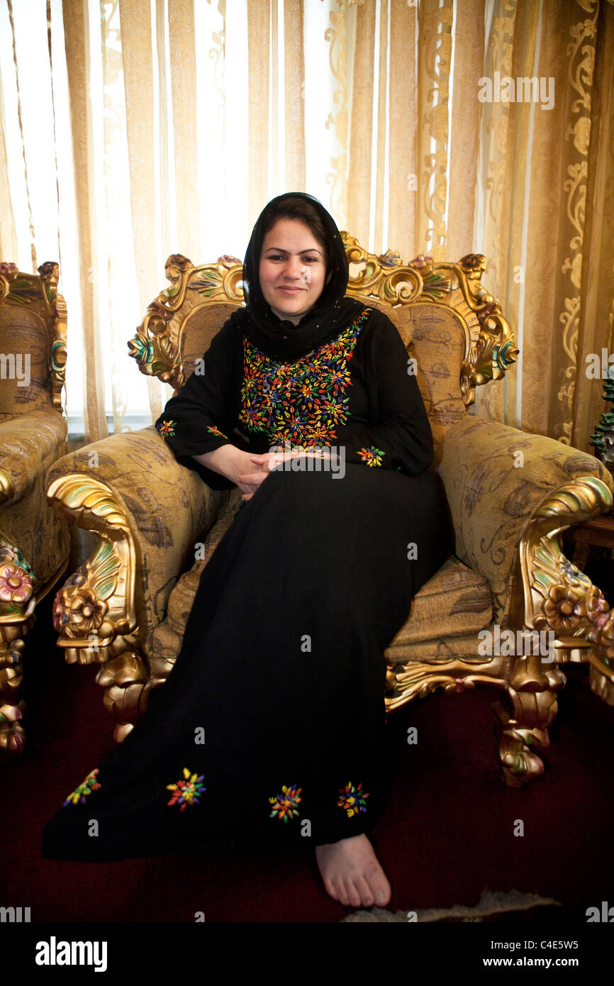 Fawzia Koofi, member of parliament in Afghanistan Stock Photo