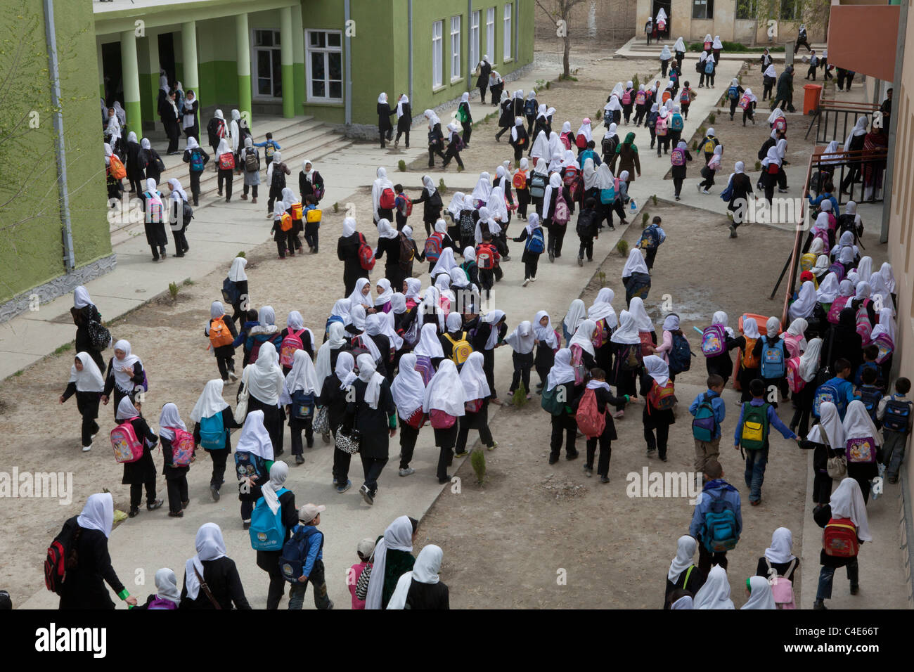 Girl school in Kabul, Afghanistan Stock Photo
