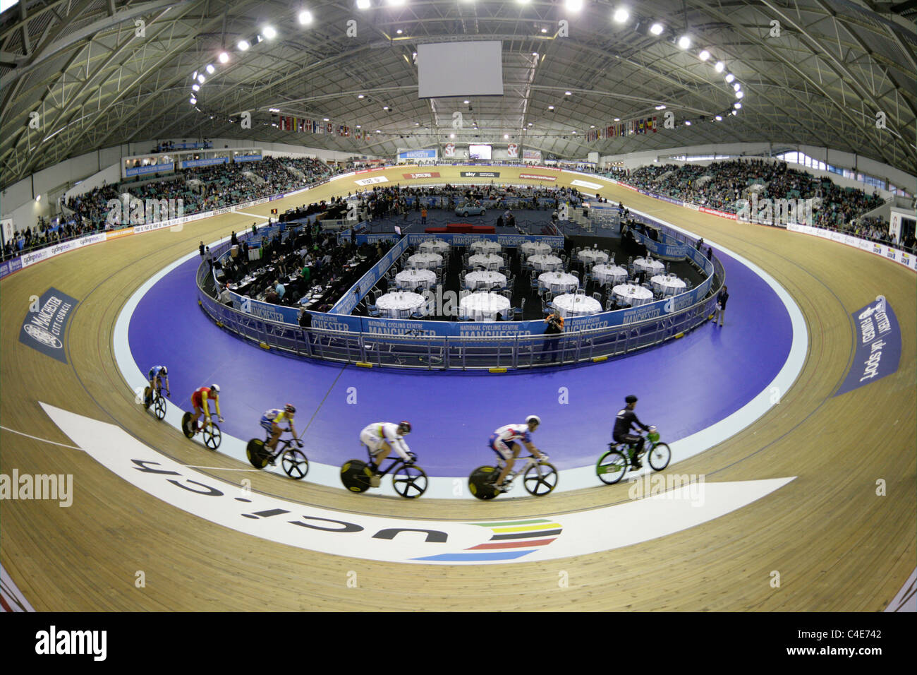 UCI Track Cycling World Cup Competition Manchester Velodrome Feb 2011