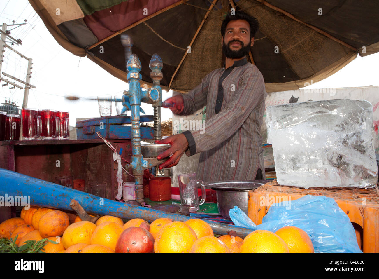 market in Lahore Stock Photo Alamy