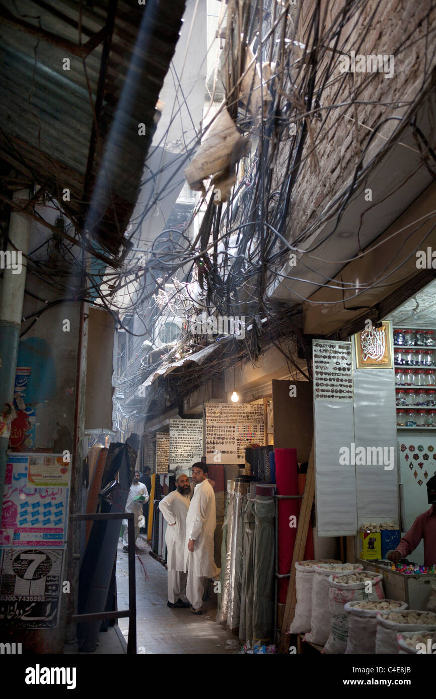 market in downtown Lahore Stock Photo Alamy