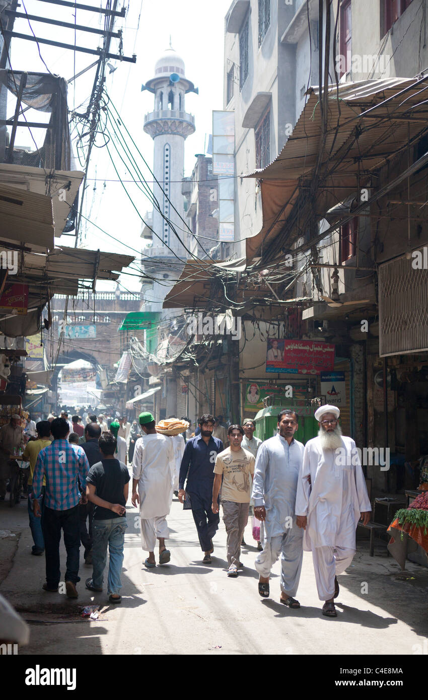 market in downtown Lahore Stock Photo