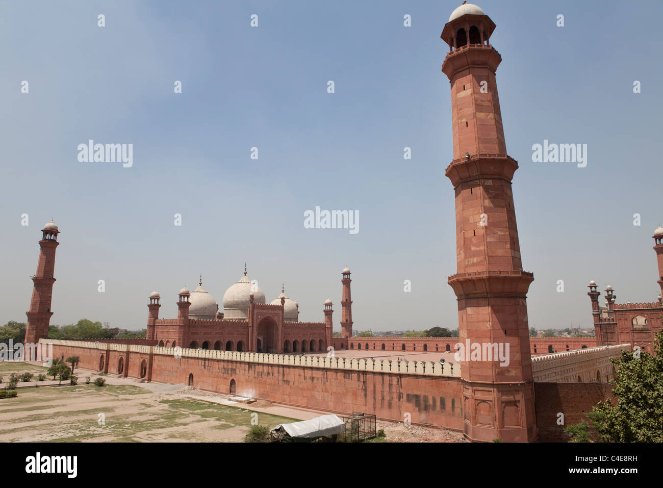 Badshahi Masjid mosque in Lahore Stock Photo