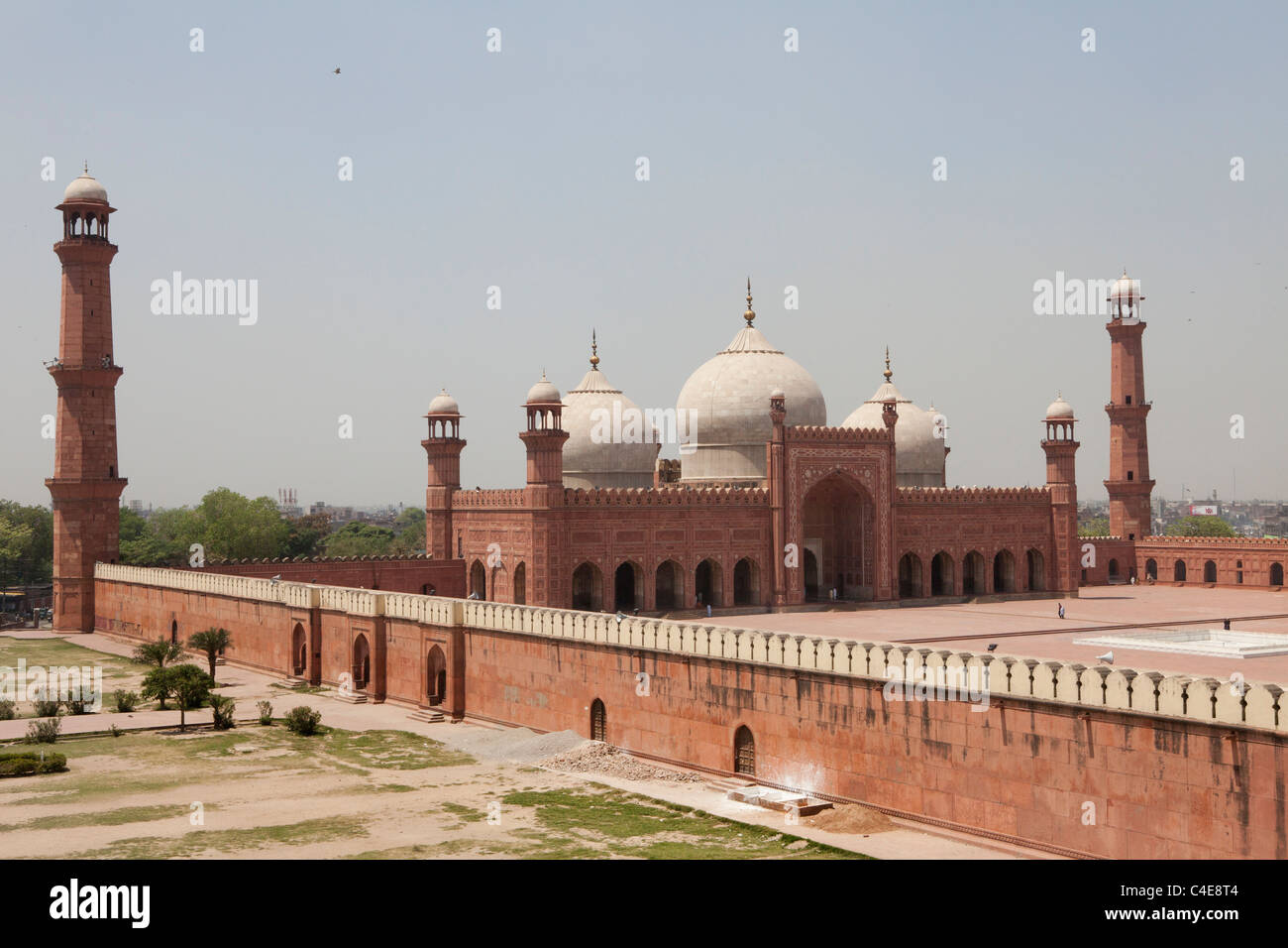 Badshahi Masjid mosque in Lahore Stock Photo