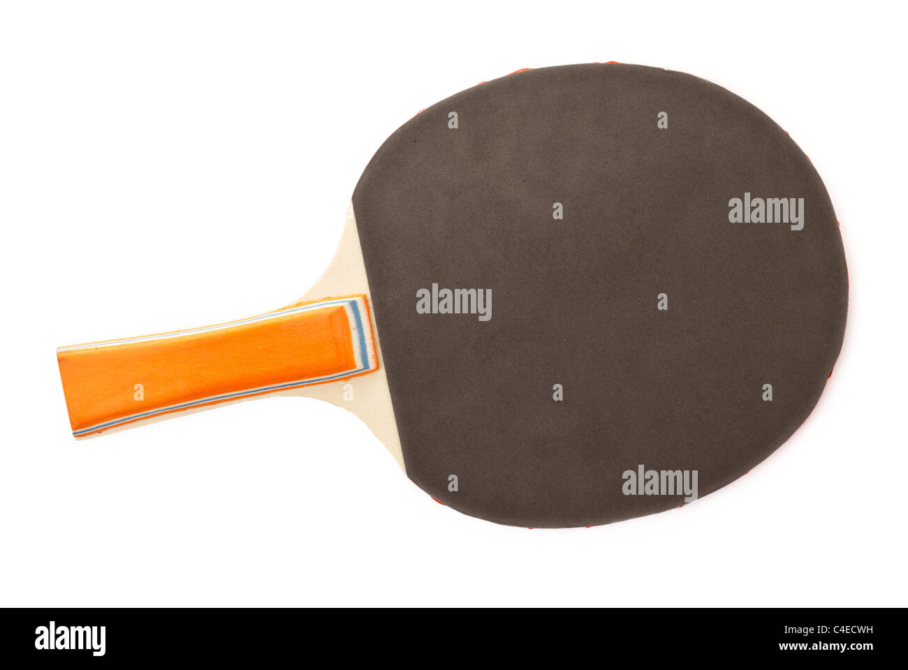 table tennis racket isolated on white background Stock Photo