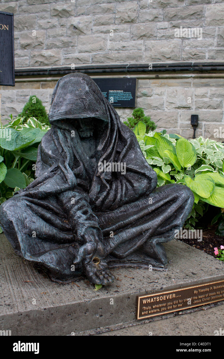 ottawa statue st andrew church Stock Photo Alamy