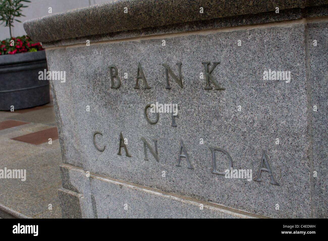 'bank of canada' logo sign Stock Photo