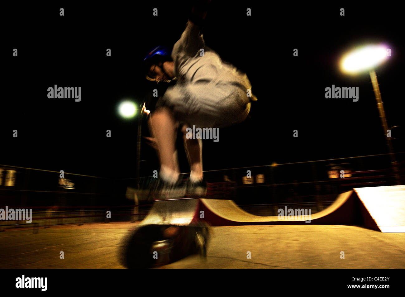 Skateboard Park Stunts and Tricks Stock Photo Alamy