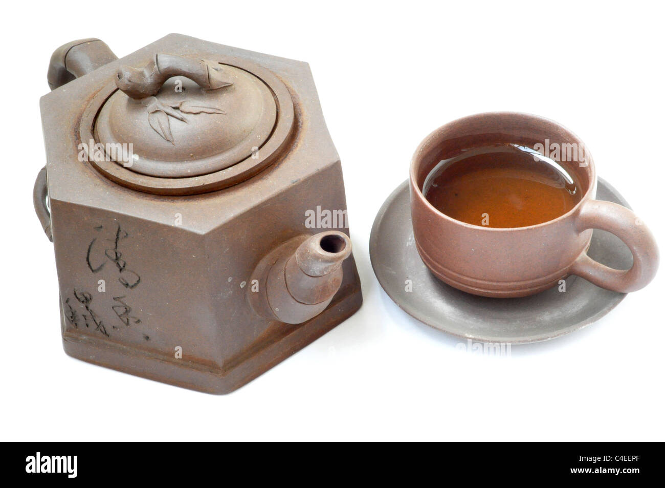 Chinese tea set Stock Photo Alamy