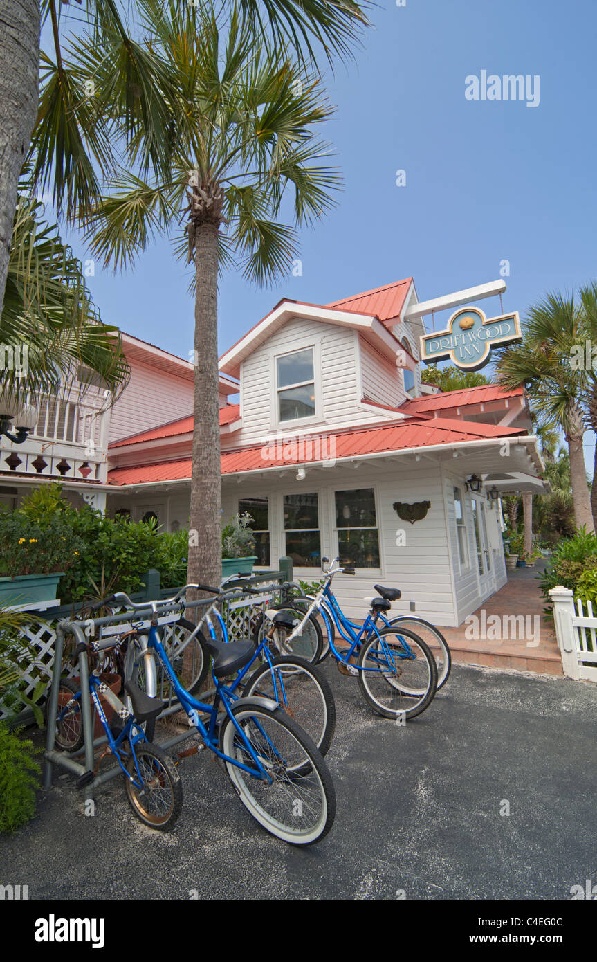 The Driftwood Inn Bed and Breakfast at Mexico Beach along Florida's Gulf Coast Stock Photo Alamy
